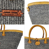 Ash Wisdom Handmade Sisal Straw Basket Tote Bag