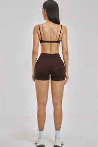 The New Seraphine Layered V Sports Bra Shorts 2-Piece Set