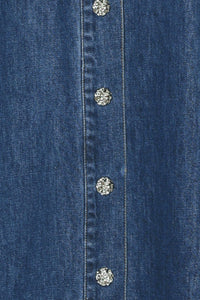 PARIS IN  DENIM MIDI DRESS