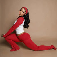 FAGADOER Women’s 2-Piece Tracksuit Set