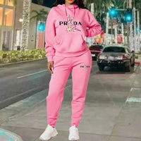 Women's Luxury Oversized Tracksuit 2-Piece Set