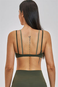 The New Seraphine Layered V Sports Bra Shorts 2-Piece Set