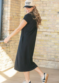 Finley V-neck T-shirt Dress