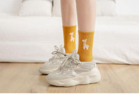 New Elegant Fruit Printed Breathable Cotton Socks Happy Funny Unisex Socks Candy Colors Harajuku Casual Cotton Crew Socks For Men And Women