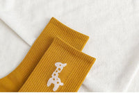 New Elegant Fruit Printed Breathable Cotton Socks Happy Funny Unisex Socks Candy Colors Harajuku Casual Cotton Crew Socks For Men And Women