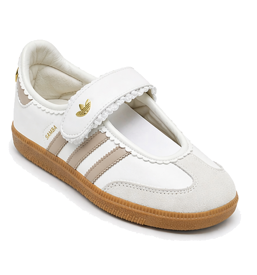 Samba Jane | Frill Pack Ruffle White Beige